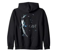 Game of Thrones White Walker Snow Portrait Sudadera con Capucha