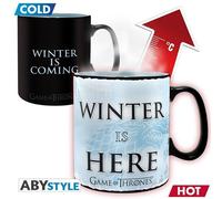 Game Of Thrones Winter Is Here Taza Mágica Cambia Imagen 460ml Trono de Espadas