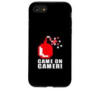 Game On Gamer (declaración de Juego y gráfico Retro de 8 bits) Carcasa para iPhone SE (2020) / 7/8