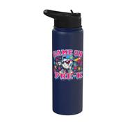 Game On Pre-K Back to School Baseball Drip Preschool Boys Stainless Steel Insulated Water Bottle