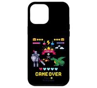 Game Over & Enjoy Retro Fighting Pixel Games Graphic Designs Carcasa para iPhone 12 Pro MAX