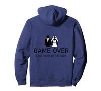 Game Over Last Night of Freedom, Despedida de Soltero, JGA Sudadera con Capucha