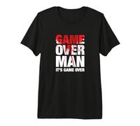 Game Over Man Camiseta Premium