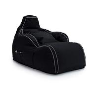 Game Over Silla para Reposar Puff Pera para Video Juegos | Sala Interior | Bolsillos Laterales para Controles | Soporte para Auriculares | Diseño Ergonómico (Humo cósmico)