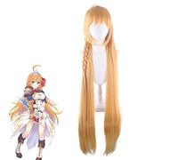 Game Princess Connect Re:dive Cosplay Wigs Pecorine Women Yellow Gradient Long Synthetic Hair Pecoriinu Costume Wig PL-746