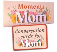Game That Song Momentos con mamá - Tarjetas de conversación regalo para la madre en su día. Incluye 120 tarjetas de preguntas para niños e hijas regalos para aprender más sobre ella. ¡Divertido!