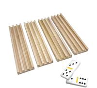 Game Tiles Organizer Holder - Wooden Non Slip Large-Capacity