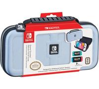 Game Traveler Funda para Nintendo Switch, Color Azul Cielo, sostiene Switch OLED, Switch o Switch Lite, Soporte de visualización Ajustable y Fundas de Juego adicionales, asa de Transporte de Lujo,