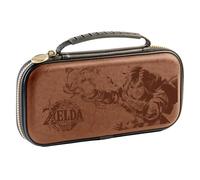 Game Traveler Zelda Brown Deluxe - Carcasa de viaje con interruptor e interruptor Lite e interruptor OLED, Marrón