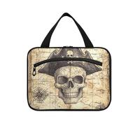 Game Treasure Map RPG - Bolsas de maquillaje colgantes de viaje con gancho, bonita bolsa de maquillaje para viajes, artículos esenciales de viaje, cruceros, estuche para brochas de maquillaje L