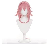 Game Yae Miko Peluca Genshin Impact Cosplay Project Celestia larga resistente al calor pelo sintético + gorra de peluca Cosplay Anime peluca Coser (tamaño: 1)