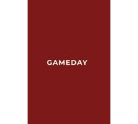 GAMEDAY - CRIMSON AND CREAM Edition | Premium Lined Journal | 6" x 9" | Soft Cover | 120+ Pages: A Bold, Team-Inspired Writing Notebook - Perfect for School, Game Day Notes, or Thoughtful Gifts