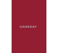GAMEDAY - CRIMSON AND GRAY Edition | Premium Lined Journal | 6" x 9" | Soft Cover | 120+ Pages: A Bold, Team-Inspired Writing Notebook - Perfect for School, Game Day Notes, or Thoughtful Gifts