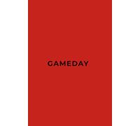GAMEDAY - RED AND BLACK (Lone Star) Edition | Premium Lined Journal | 6" x 9" | Soft Cover | 120+ Pages: A Bold, Team-Inspired Writing Notebook - ... School, Game Day Notes, or Thoughtful Gifts