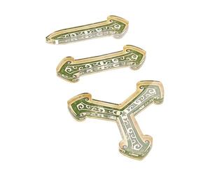 Gamegenic Arkham Horror: Connector Tokens, Set de 25 Fichas de Conexión de Acrílico Premium, Marcadores para Localizaciones de LCG, Accesorios Oficiales