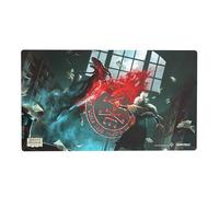 Gamegenic Arkham Horror: Game Mat - Blood Ward, Tapete de Juego Premium, 2 mm de Grosor, Bordes Cosidos, Superficie Antideslizante de Caucho Natural, Ideal para LCG y TCG