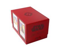 Gamegenic Asmodee Star Wars Unlimited Double Deck Pod, ¡Lleva tu experiencia de juego a un nuevo nivel! Caja para Mazos Premium, Caben 120 Cartas con Doble Funda, Rojo