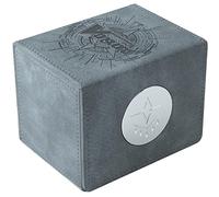 Gamegenic Cardfight!! Vanguard Nation's Vault | Premium Deck Box | Holds up to 50 Double-Sleeved Cards | Extra Drawer for Power Counters and Accessories | Brandt Gate - Gray Color | Made