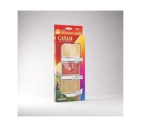 Gamegenic Catan Premium Art Sleeves - Protectores de tarjetas mate oficiales, juego de 154 unidades (120 fundas para tarjetas de recursos, 34 fundas para tarjetas de desarrollo), obras de arte
