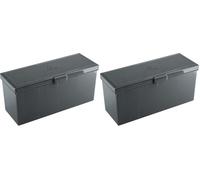 Gamegenic, Fourtress 320 Card Deck Holder, Negro (Paquete de 2)