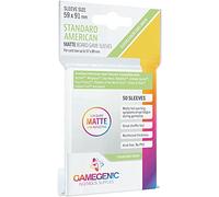 Gamegenic Funda para Juegos de Mesa estándar Estadounidense Mate, 59 x 91 mm, Paquete de 50 Unidades