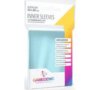 Gamegenic GAMEGEN!C- Pack Inner Sleeves (100), Color Clear (GGS10013ML)