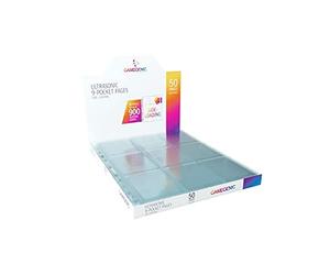 Gamegenic Gamegen!c- Ultrasonic 9-Pocket Pages Sideloading Display (50), Color Transparente GG3015