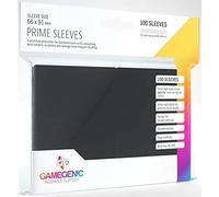 Gamegenic Fundas para cartas GGS11018ML Prime Sleeves Porta mazos, Negro, 100 unidades