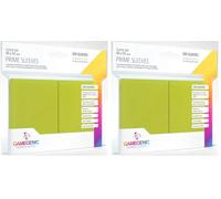 Gamegenic, GGS11022ML Prime SleevesCard Deck Holde, Lime, 100 Pack (Paquete de 2)