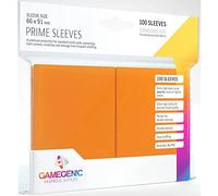 Gamegenic, GGS11023ML Prime SleevesCard Deck Holde, Orange, 100 Pack
