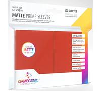 Gamegenic GGS11027ML Matte Prime Sleeves (100-Pack), Red
