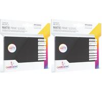 Gamegenic, GGS11030ML Matte Prime SleevesCard Deck Holde, Black, 100 Pack (Paquete de 2)