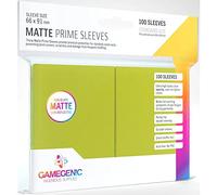 Gamegenic, GGS11034ML Matte Prime SleevesCard Deck Holde, Lime, 100 Pack