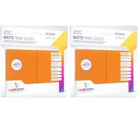 Gamegenic, GGS11035ML Matte Prime SleevesCard Deck Holde, Orange, 100 Pack (Paquete de 2)