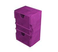 Gamegenic GGS20113ML Stronghold 200+ XL Almacenamiento de Coleccionables, Multilenguaje, Incluye Español, Morado