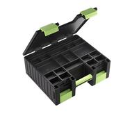 Gamegenic Juego Castle Black Green, Caja organizadora transportable para Accesorios de Juegos y Cartas, Almacenamiento para Juegos de Mesa con Correa Ajustable