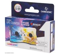 Gamegenic Magic: The Gathering | Lorwyn Eclipsed Double Life Counter - Celestial, Contador de Vida Doble, Acrílico Premium, Seguimiento de 0-99, Arte Oficial de MTG