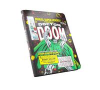 Gamegenic Magic: The Gathering | Marvel Super Heroes Zip-Up Album 18-Pocket - Doctor Doom, Álbum con Cremallera para 360 Cartas, Carga Lateral, TCG