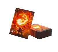 Gamegenic Magic: The Gathering | Secrets of Strixhaven Premium Art Sleeves - Mountain, Pack de 105 Fundas Ilustradas con Diseño Oficial, Para Juegos de Cartas Coleccionables