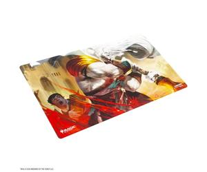 Gamegenic Magic: The Gathering | Secrets of Strixhaven Prime Playmat - Ajani's Response, Licencia Oficial, A Todo Color, Tapete de Caucho, 61 cm x 35 cm, para Juegos de Cartas Coleccionables