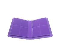 Gamegenic Prime Album 8-Pocket Purple, Accesorio de Juego, organiza tus colecciones de cartas de tamaño estándar y japonés