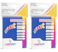Gamegenic Prime Japanese Sized Sleeves Blue - Multilenguaje (Incluye Español) (Paquete de 2)