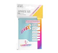 Gamegenic Prime Japanese Sized Sleeves Clear - Multilenguaje (Incluye Español)