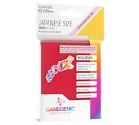 Gamegenic Prime Japanese Sized Sleeves Red - Multilenguaje (Incluye Español)