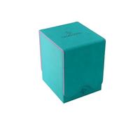 Gamegenic Squire 100+ XL Teal/Pink, Accesorio de Juego, Diseñada con Capacidad para hasta 100 Cartas en Doble Funda