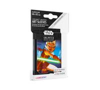 Gamegenic | Star Wars: Unlimited Art Sleeves Ahsoka Tano | Pack de 60 Fundas Ilustradas con Diseño Oficial y 1 Funda Transparente | Optimizado para Star Was Unlimited y Otros LCGs y TCGs