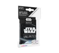 Gamegenic | Star Wars: Unlimited Art Sleeves Card Back Black | Pack de 60 Fundas Ilustradas con Diseño Oficial y 1 Funda Transparente | Optimizado para Star Was Unlimited y Otros LCGs y TCGs
