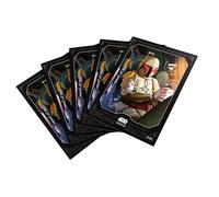 Gamegenic Star Wars Unlimited Art Sleeves - Diseño Boba Fett, Pack de 60 Fundas Ilustradas Mate y 2 Fundas Transparentes para Líder y Base, Tamaño Estándar 66 x 92 mm, Licencia Oficial de la Saga