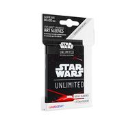 Gamegenic – Fundas Art Star Wars Unlimited – Rojas 60+2 Oficiales, tamaño optimizado para TCG/LCG