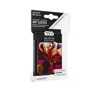 Gamegenic | Star Wars: Unlimited Art Sleeves General Grievous | Pack de 60 Fundas Ilustradas con Diseño Oficial y 1 Funda Transparente | Optimizado para Star Was Unlimited y Otros LCGs y TCGs
